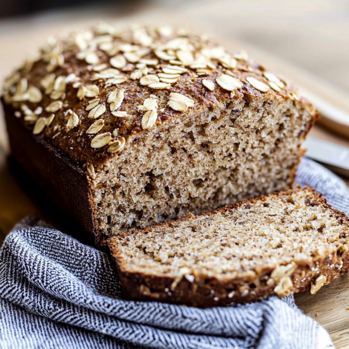 Low Carb Brot Rezepte Thermomix mit Haferflocken und saftiger Krume