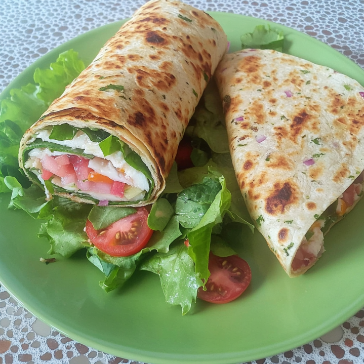 Low Carb Wraps Rezepte mit Hähnchen und Gemüse