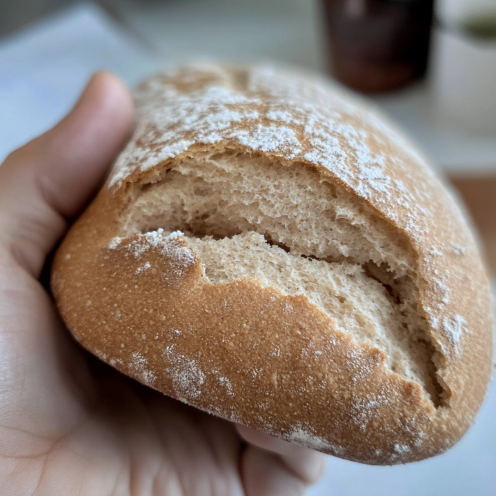 Brot ist beim Backen unten aufgerissen